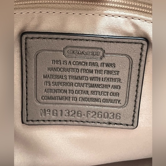 EUC Coach Snakeskin Print Bag with Additional Crossbody Strap - Picture 5 of 14